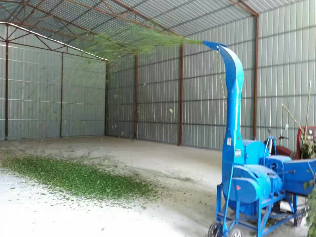 2022新款6.5噸拖拉機鍘草機 鍘草揉搓機視頻？